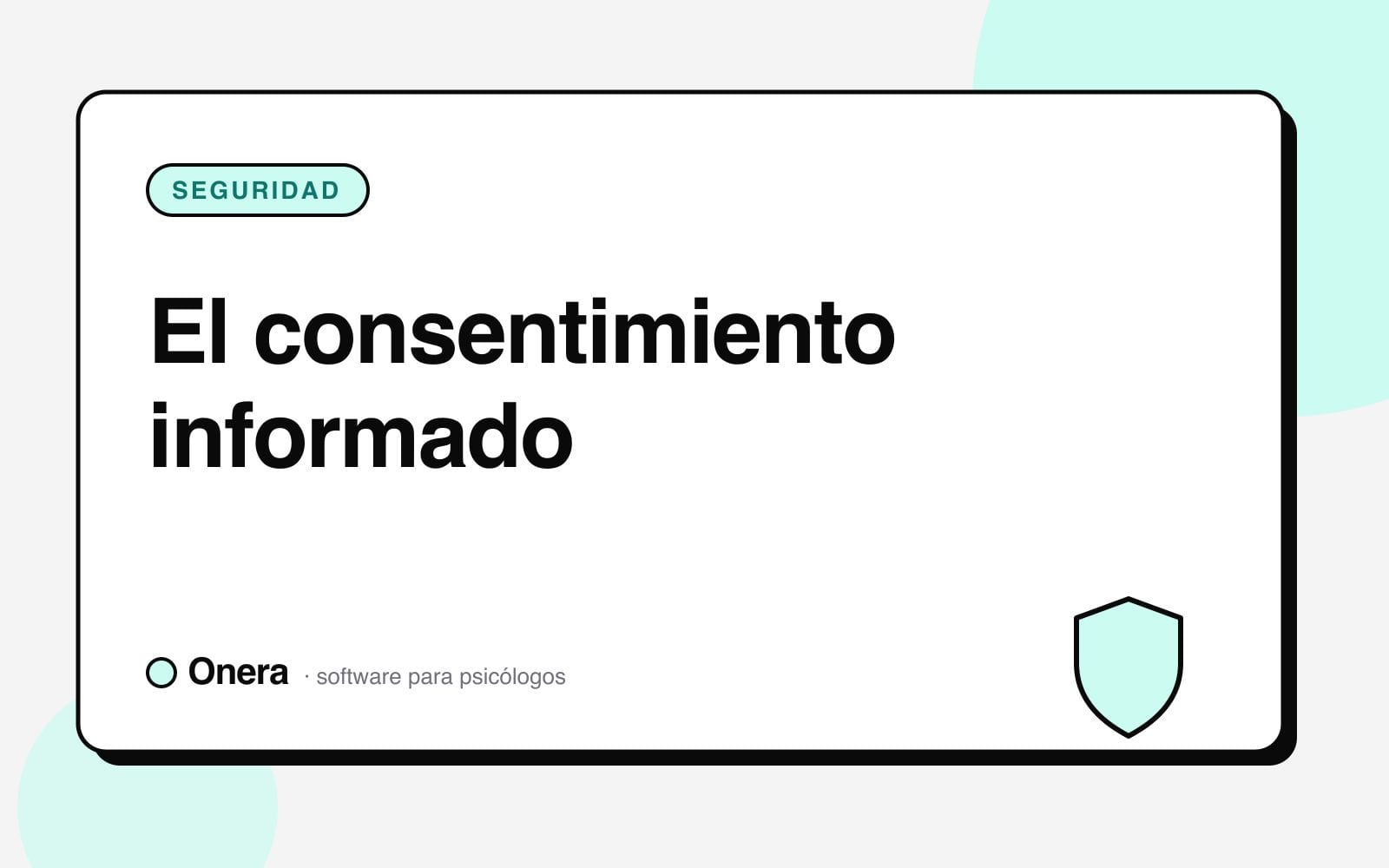 Documento de consentimiento informado de una consulta de psicología firmado sobre una mesa